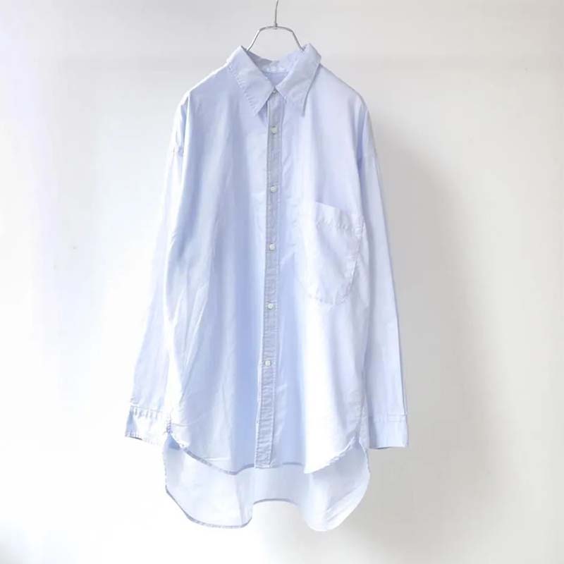 MidiUmi  オーバーサイズシャツ /SAX30 【日本製】